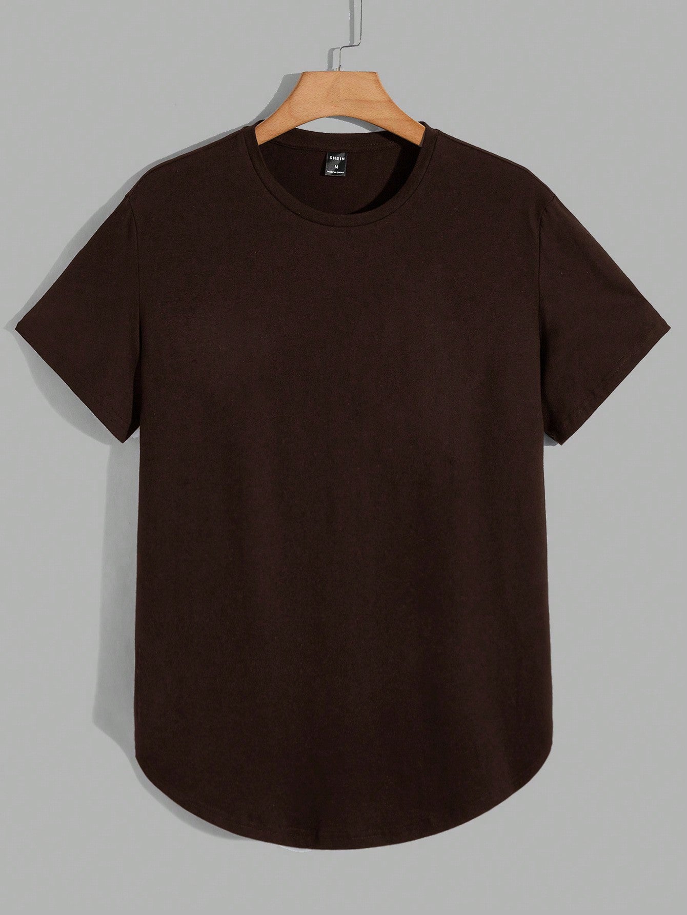 Manfinity Modomio Men's 3pcs Knitted Plain Round Neck Short Sleeve T-Shirt Black