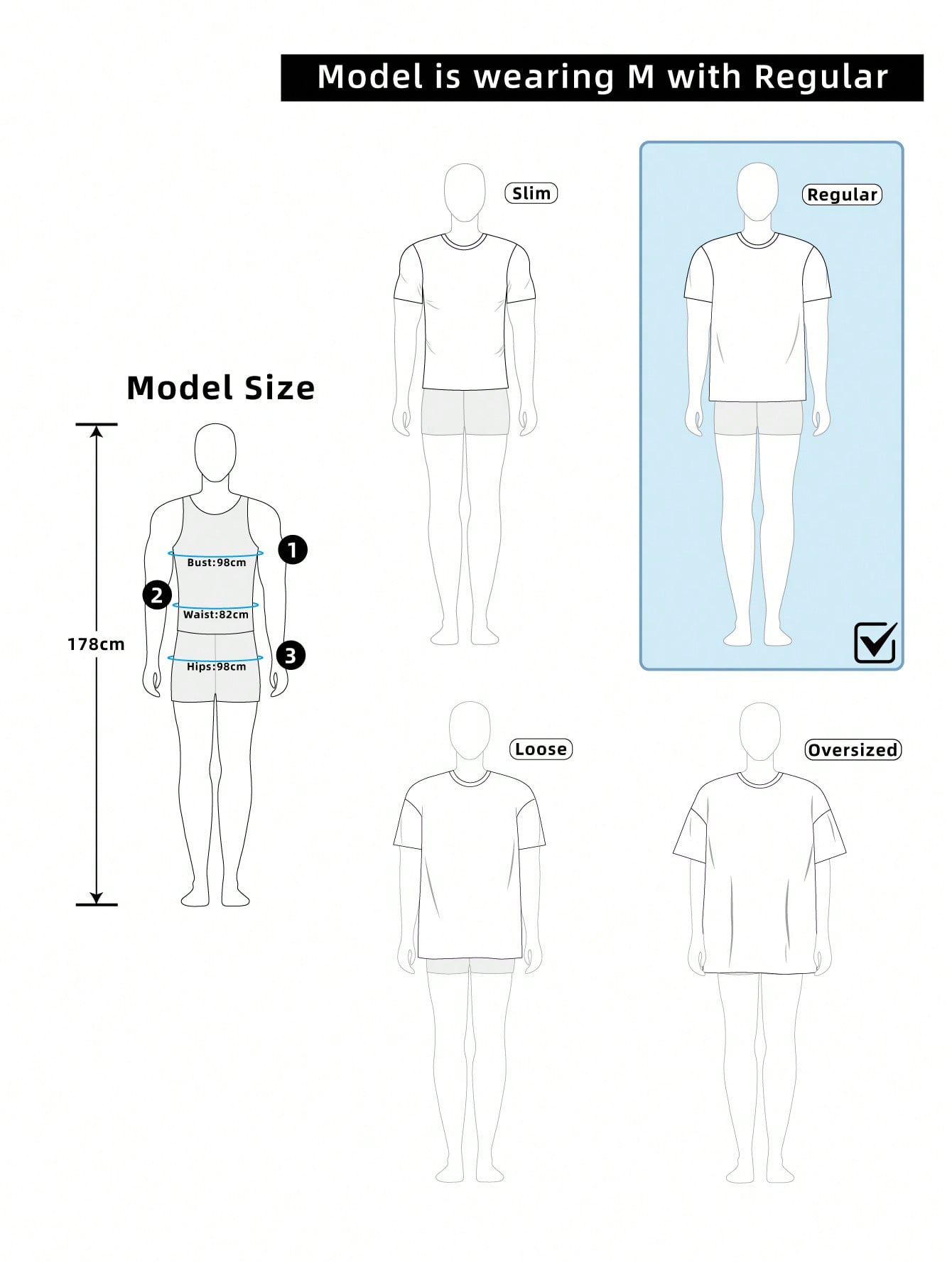Manfinity Homme Men's Solid Color Round Neck Short Sleeve T-Shirt White