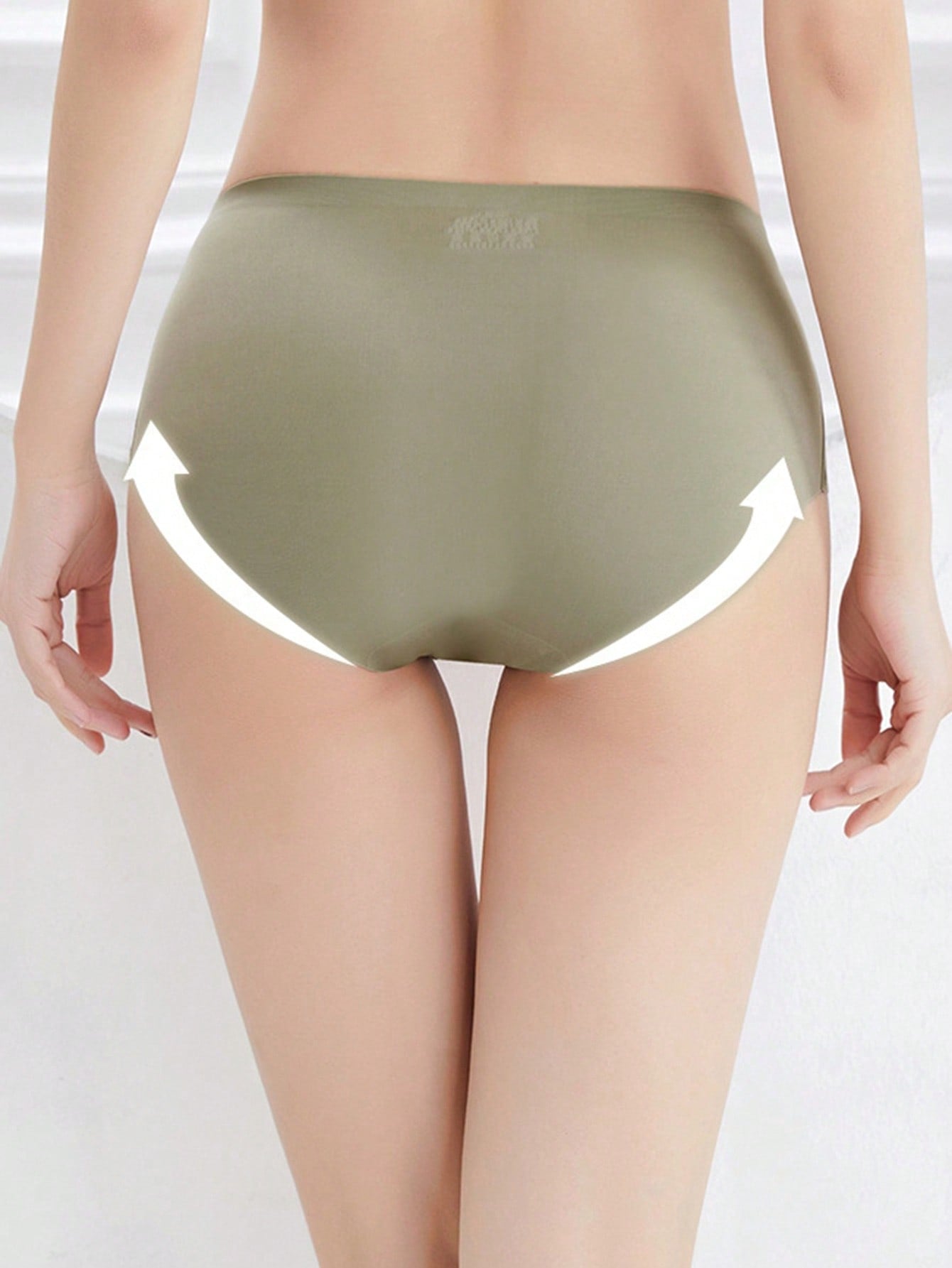 6PCS Seamless Comfortable Briefs, Solid Color Seamless Sexy Panties Lingerie Multicolor