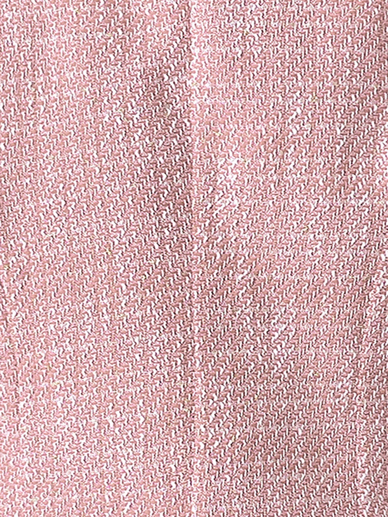 SHEIN Clasi Plain Color Double Breasted Elegant Long Sleeve Suit Jacket Baby Pink