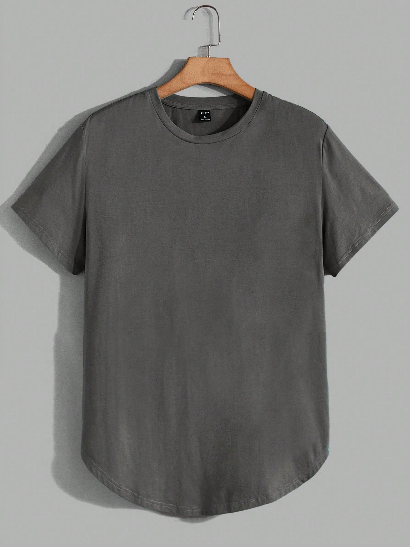 Manfinity Modomio Men's 3pcs Knitted Plain Round Neck Short Sleeve T-Shirt Black