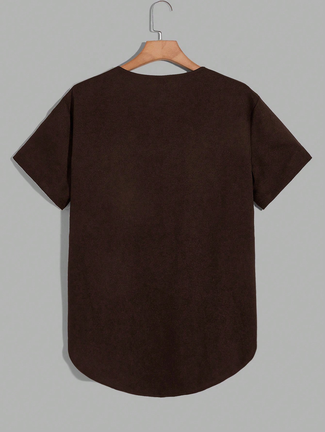 Manfinity Modomio Men's 3pcs Knitted Plain Round Neck Short Sleeve T-Shirt Black